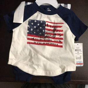 Ralph Lauren 3 month shirt and jogger set